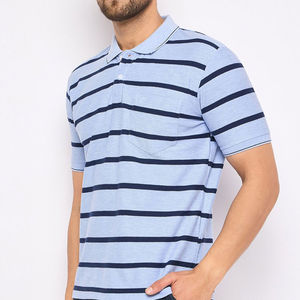 Camiseta Polo de manga corta de alta calidad para hombre con logotipo personalizado 2025, venta en línea, diseño de logotipo bordado, camiseta Polo para hombre 2025 - Product Image 3