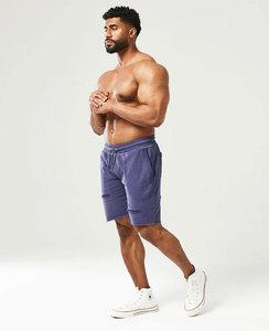 กางเกงขาสั้นผู้ชายสำหรับฤดูร้อนเอวยางยืดมีกระเป๋าด้านในแห้งเร็วสำหรับออกกำลังกายฟิตเนส - Product Image 6