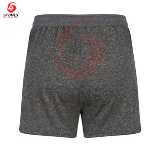 Short d'été en coton imprimé de logo personnalisé short d'été décontracté de couleur unie pour les femmes vente en gros - Product Image 6