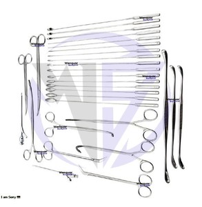 Ensemble chirurgical de cholécystectomie de base Wenquar de 29 pièces, instruments de chirurgie générale en acier inoxydable de haute qualité, kit d'outils médicaux - Product Image 4
