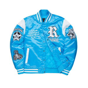 แจ็กเก็ตผ้าซาตินสำหรับผู้ชายเสื้อแจ็คเก็ตผ้าซาตินสำหรับฤดูหนาวสไตล์ดีไซน์ใหม่ - Product Image 5