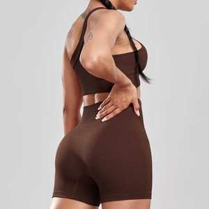 2024 nouveau Design Gym Fitness ensembles sans couture quatre voies Stretch Gym ensemble femmes mode entraînement femmes ensembles - Product Image 2