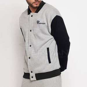 Chaqueta con cuello levantado para hombre de alta calidad y talla personalizada para uso en exteriores con patrón de letras único, venta al por mayor - Product Image 2