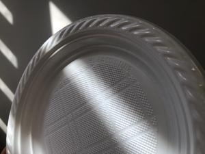 Petites assiettes de désert rondes en PP de 170mm de haute qualité, ustensiles de cuisine ménagers réutilisables au micro-ondes, vaisselle HoReCa mono - Product Image 3