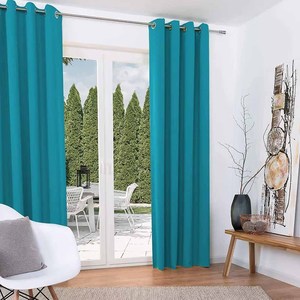 Rideaux en voile de lin de style moderne OEM, imprimés et brodés sur mesure, pour salon et chambre à coucher - Product Image 3