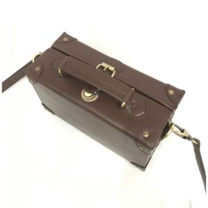 Mini maleta de cuero clásico hecha a mano auténtica mezcla vintage y moderna de alta calidad de Indonesia - Product Image 2