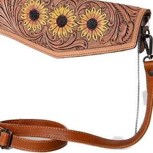 Bolsos de Mano Vintage de Moda Occidental para Mujer, Bolsos de Cuero Genuino Anti-Robo con Cierre Único, Bolsos Cruzados con Cadena para Conciertos, Estampados de Animales - Product Image 5