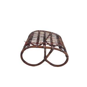 Wholesale Antique Brown Rattan Chair <b>Stool</b> Set <b>Garden</b> Wicker Furniture Outdoor Seating Home Patio Resort Balcony Hotel Villa - Product Image 6
