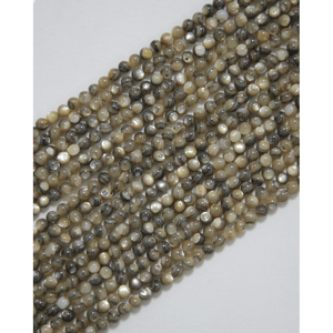 Cuentas Redondas Teñidas de Coral y Hueso para la Fabricación de Joyas - Cuentas Sueltas Azules y Naranjas - Product Image 6