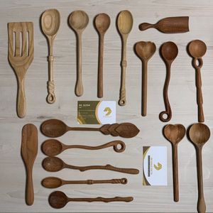 Proveedor superior Cucharas de madera para cocinar/Utensilios de madera Utensilios de cocina de bambú Cocinar con soporte para utensilios de Vietnam 99 Gold Data - Product Image 5