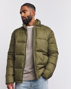 Chaqueta Acolchada con Paneles de Alta Visibilidad para Hombre y Mujer, Detalles Reflectantes de Seguridad, Abrigo Aislante de Invierno - Product Image 1