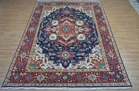 Moderner 9x12 Handgeknüpfter Baumwoll-Teppich Anpassbarer Mehrfarbiger Gewebter Baumwollteppich Oushak-Design Rutschfestes Blumenmuster für