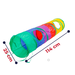Tunnel Pieghevole Colorato per Gatti per Divertimento ed Esercizio Felino - Product Image 3