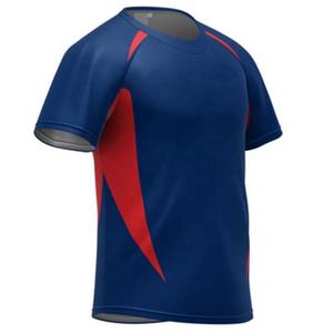 Vente en gros nouvel arrivage d'uniformes de rugby impression de logo personnalisé OEM ensembles impression par transfert de chaleur respirant 100% polyester maillots chemises - Product Image 5