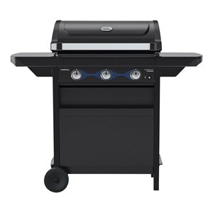 Parrilla Compacta de Doble Gas de 3L para Barbacoa, GLP y Metano, Horno Negro 2226230 - Product Image 1