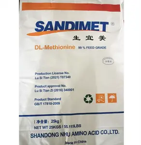 DL-Methionie 99% bubuk feed grade