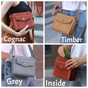 Elégant sac à bandoulière en cuir pour femme Premium Designer Shoulder Sling & Messenger Purse Chic, Trendy, Versatile & Styled - Product Image 4