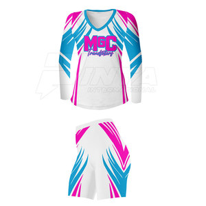 Uniformes de Porristas para Mujer de la Mejor Calidad, Suministro Directo de Fábrica, Spandex/Poliéster, Transpirables, Cómodos, para Toda Temporada - Product Image 3