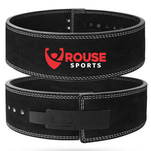 Ceinture de musculation professionnelle en cuir de vache de 10 mm avec logo personnalisé, ceinture de soutien dorsal pour la musculation, la musculation, la salle de sport, la remise en forme - Product Image 1