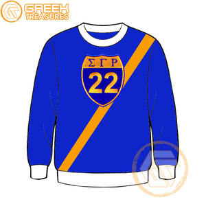 Haute qualité personnalisé Sigma Gamma Rho coton polaire sweat brodé pull veste femmes vêtements grecs sororité Style - Product Image 5