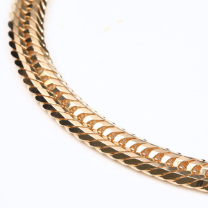 Collar de oro tradicional personalizable de alta calidad para mujer Cadenas finas de lujo de Venta caliente únicas - Product Image 2