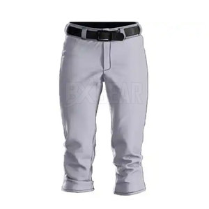 Conjunto de Jersey y pantalones de béisbol de alta calidad con logotipo personalizado para jugadores jóvenes y adultos en material transpirable - Product Image 5