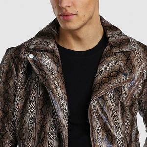 Veste de motard en cuir pour hommes de meilleure qualité personnalisée Tendance à la mode Fabricant pakistanais Veste en cuir pour hommes - Product Image 6