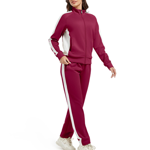 Conjunto de sudaderas con capucha de alta calidad para mujer, pantalones de manga larga, chándal transpirable a prueba de viento, conjunto de Jogger, conjuntos de Fitness para mujer - Product Image 4