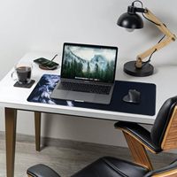 Tapis de clavier imprimé de jeux e-sports personnalisé matériau antidérapant PVC PU cuir tapis protecteur tapis de bureau tapis de souris d'ordinateur personnalisé