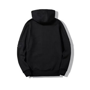 Nouveau haute qualité Zip Up Streetwear Hip Hop sweat hommes fermeture éclair à capuche Offre Spéciale fabrication respirant personnalisation - Product Image 3