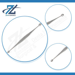 Cureta de Hueso Martini, Manual, de Doble Extremo, Recta, 140 mm, Acero Inoxidable, Reutilizable, Instrumento Quirúrgico, Certificado CE, Fabricante - Product Image 4