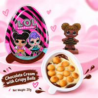 Œuf Surprise Chocolat Enfant à Succès avec Jouet de Collection, Confiserie LOL Surprise Sous Licence, Snack Sucré Certifié Halal