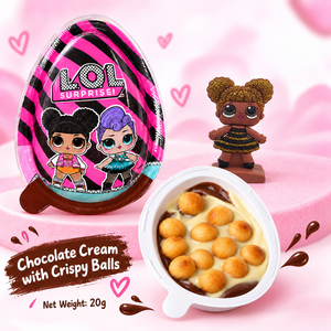 Œuf Surprise Chocolat Enfant à Succès avec Jouet de Collection, Confiserie <span class=keywords><strong>LOL</strong></span> Surprise Sous Licence, Snack Sucré Certifié Halal - Product Image 1