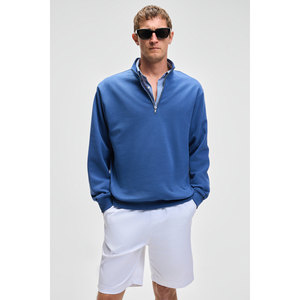 Sweat-shirt à col montant et demi-zip à manches longues pour homme GRIMELANGE NESTOR, coupe décontractée - Product Image 3