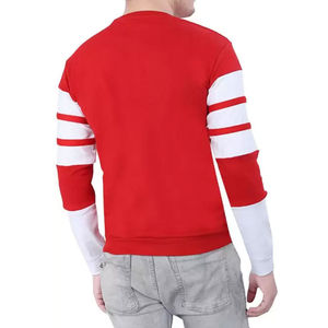 Sweatshirts à capuche pour hommes, imprimés sur mesure, écologiques, col rond, pull, logo brodé, tissu en molleton 100% coton, hiver - Product Image 3