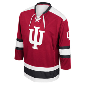 Metaverse Apparel Made Maillot de hockey sur glace en polyester pour hommes, chemise uniforme de sport Bsci par sublimation à chaud avec nom d'équipe OEM - Product Image 5