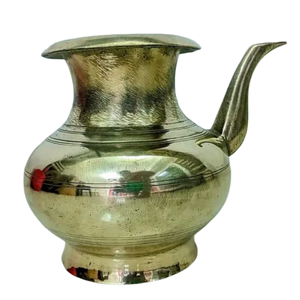 Lota en laiton pur vintage de haute qualité avec finition polie pour une utilisation en cuisine, article de cuisine antique arabe - Product Image 3