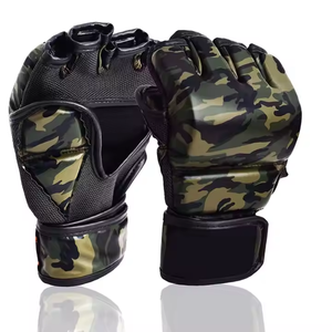 Top Essential Eco-Friendly Men's Active Wear Sólido Camo Style Boxeo MMA Guantes Último diseño hecho de cuero - Product Image 1
