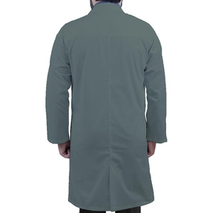 Bata de laboratorio antiarrugas ligera de Color personalizado para hombre, uniformes de Hospital transpirables, superventas, ropa médica para laboratorios - Product Image 2