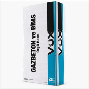 Productos Químicos para la Construcción Vox: Hormigón Celular y Mortero de Tejido BIMS 25 kg, Productos Químicos para Uso en la Construcción - Product Image 1