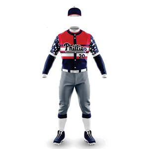 Uniforme de béisbol a la moda al por mayor, ropa deportiva cómoda y elegante, técnicas de entrenamiento impresas transpirables y de secado rápido en equipo - Product Image 2