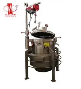 Zhongtai panci masak tekanan otomatis industri besar, panci masak tekanan uap Stainless Steel 500 liter untuk sup tulang
