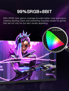 Bán buôn giá thấp QHD 27 inch không viền LED màn hình máy tính 1ms không khung phẳng 75Hz siêu rộng Máy tính để bàn chơi game PC <span class=keywords><strong>LCD</strong></span> màn hình - Product Image 4