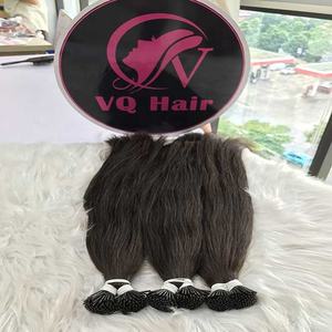 Venta al por mayor de extensiones de cabello con punta de queratina marrón, doble trazado, estilo recto europeo Remy Bond de VQ Hair - Product Image 6