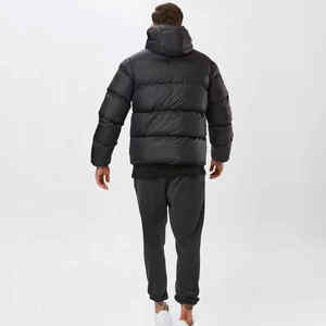 2024 logotipo bordado personalizado memoria al aire libre cálido invierno impermeable soporte High Street nueva llegada chaquetas acolchadas calientes para hombres - Product Image 5