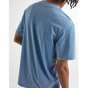 Fabricant OEM – T-shirt de luxe pour homme en polyester/coton à séchage rapide, avec logo graphique personnalisé de haute qualité – Vêtements en stock en gros, assortiment varié - Product Image 2