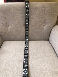 Cinturón de Cuero con Cuentas Masai Hecho a Mano para Hombre, Estilo Bohemio Informal, Cinturón Africano con Cuentas Coloridas para Adultos - Product Image 3