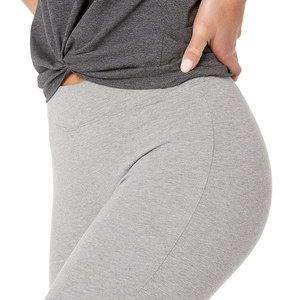 Leggings Deportivos de Algodón 100% para Mujer, Pantalones de Yoga Suaves, Cintura Media, Estilo Simple, Leggings de Yoga con Estilo Moderno - Product Image 3