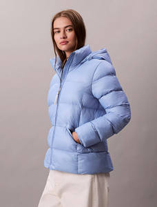 Nouveau décontracté vêtements de plein air pleine fermeture éclair Frozen Fjord doudounes à capuche bouffant rembourré manteau coupe ample matelassé doudoune femme - Product Image 3