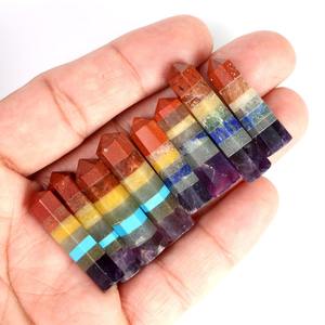 Wholesale Premium Handmade Polished Gemstone <b>Pencil</b> Container Seven Chakra Metaphysical Properties <b>Art</b> Collectibles Khambhat - Product Image 3